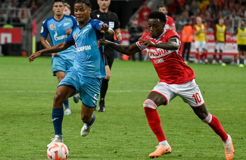 "Спартак" проиграл "Зениту" в пятом туре Российской Премьер-лиги 20 фото