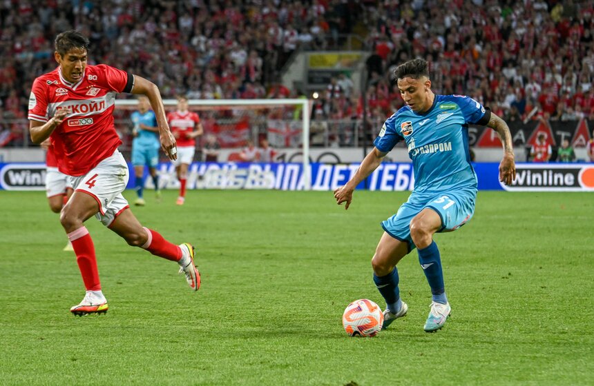 "Спартак" проиграл "Зениту" в пятом туре Российской Премьер-лиги 8 фото