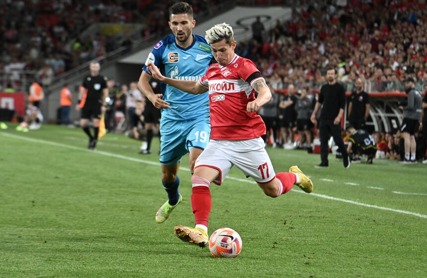 "Спартак" проиграл "Зениту" в пятом туре Российской Премьер-лиги 14 фото