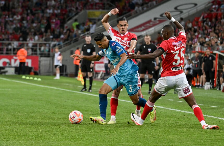 "Спартак" проиграл "Зениту" в пятом туре Российской Премьер-лиги 5 фото