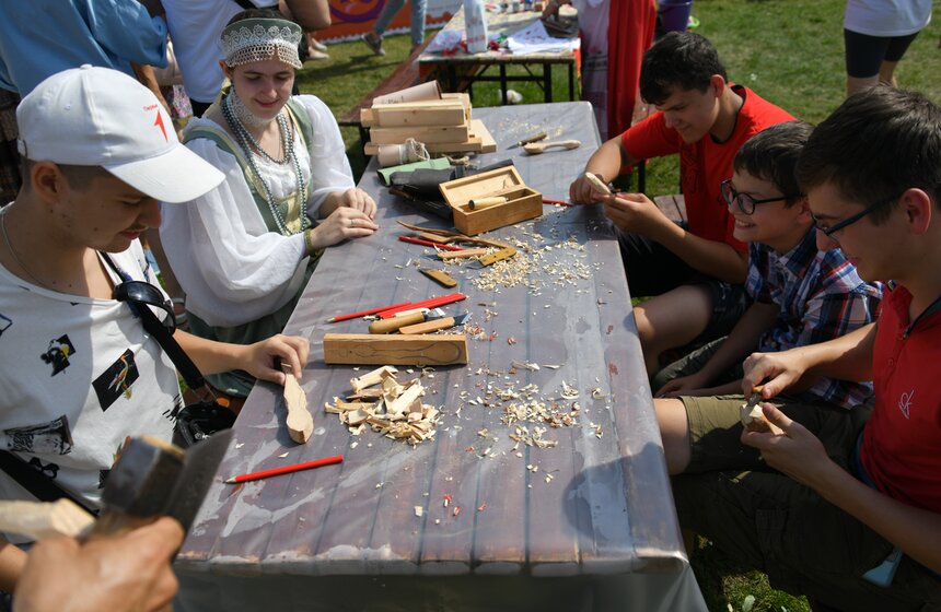 Фестиваль славянского искусства "Русское поле" завершился в заповеднике "Коломенское" 11 фото