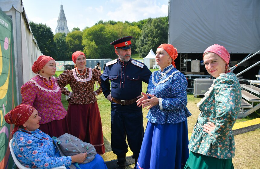 Фестиваль славянского искусства "Русское поле" завершился в заповеднике "Коломенское" 13 фото