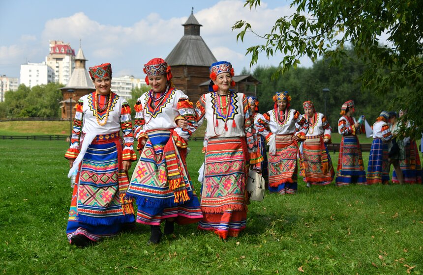Фестиваль славянского искусства "Русское поле" завершился в заповеднике "Коломенское" 26 фото