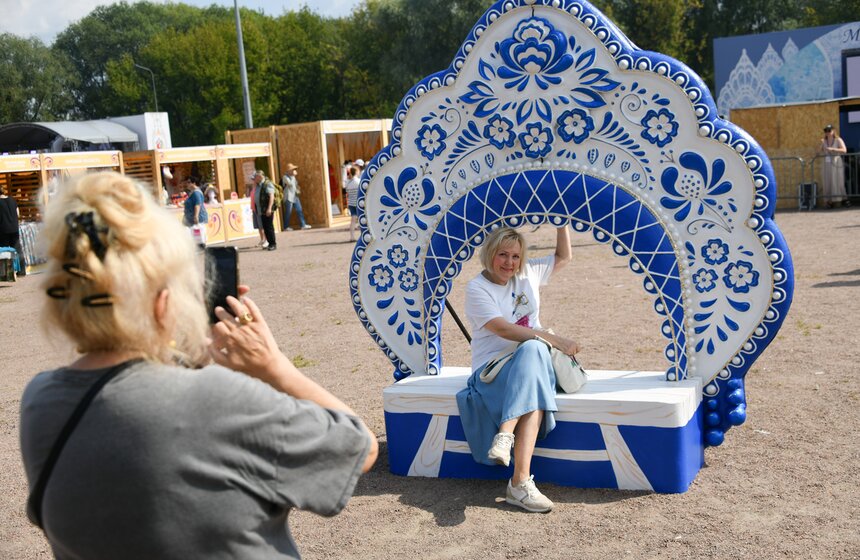 Фестиваль славянского искусства "Русское поле" завершился в заповеднике "Коломенское" 2 фото