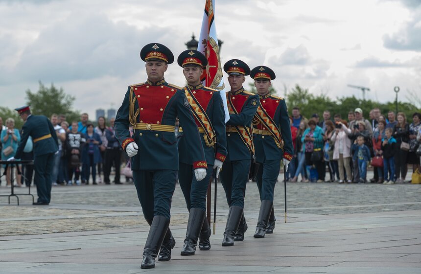 Присяга на Поклонной горе: 416 новобранцев вступили в Семеновский полк 22 фото