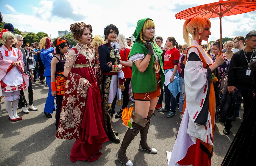 Первый Всероссийский косплей-парад состоялся в Парке Горького 12 фото