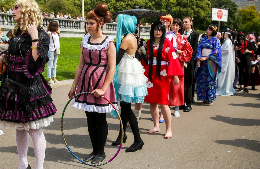 Первый Всероссийский косплей-парад состоялся в Парке Горького 9 фото