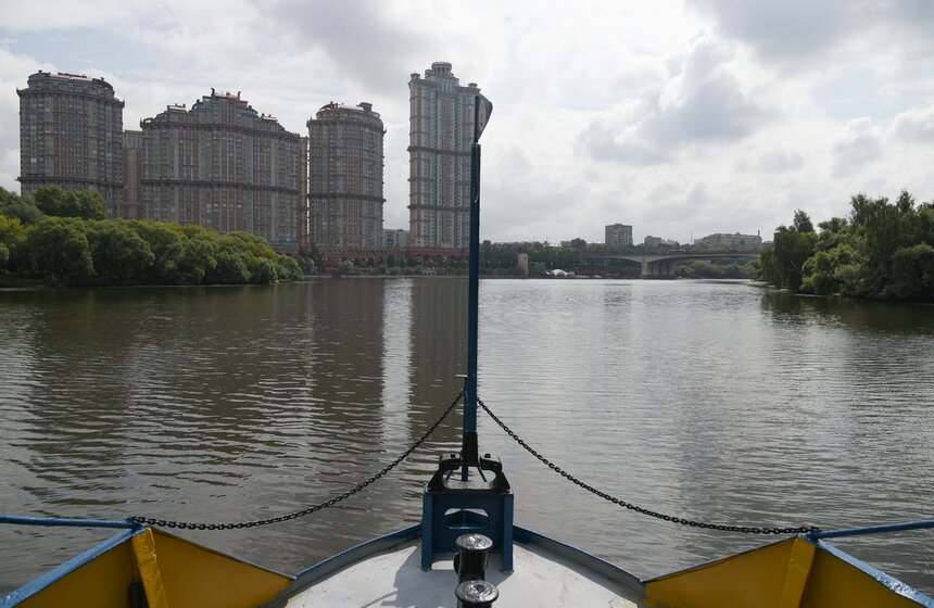 Мосгаз проверил состояние подводного газопровода-дюкера "Щукинский" 8 фото