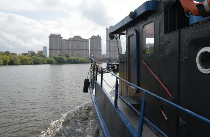 Мосгаз проверил состояние подводного газопровода-дюкера "Щукинский" 7 фото