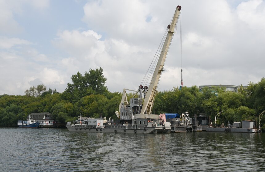 Мосгаз проверил состояние подводного газопровода-дюкера "Щукинский" 5 фото