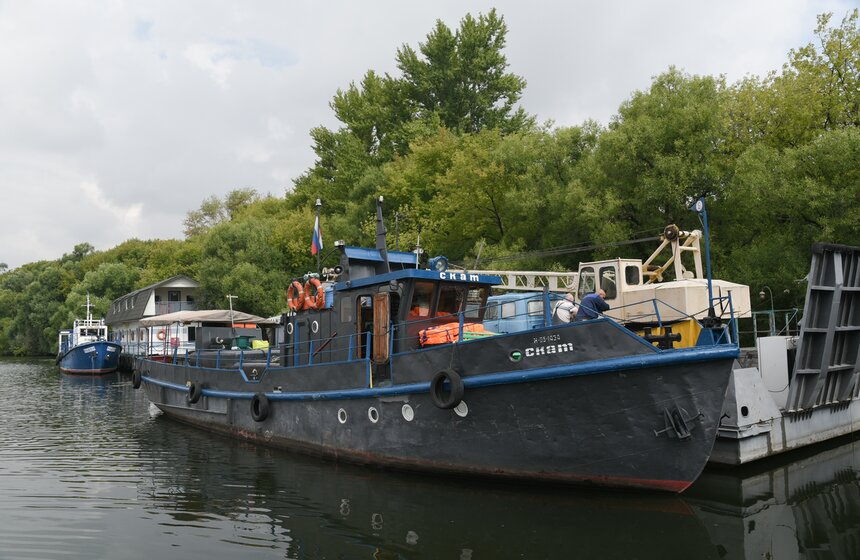 Мосгаз проверил состояние подводного газопровода-дюкера "Щукинский" 1 фото