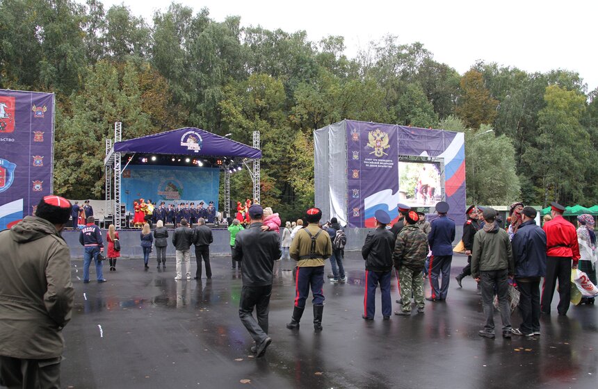 В Москве прошел Международный фестиваль "Казачья станица Москва" 7 фото