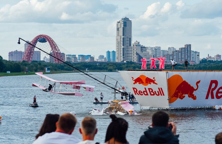 "Люля-Кебабочка" и "Шаурмяу". В Москве состоялся фестиваль Red Bull Flugtag – 2019 33 фото