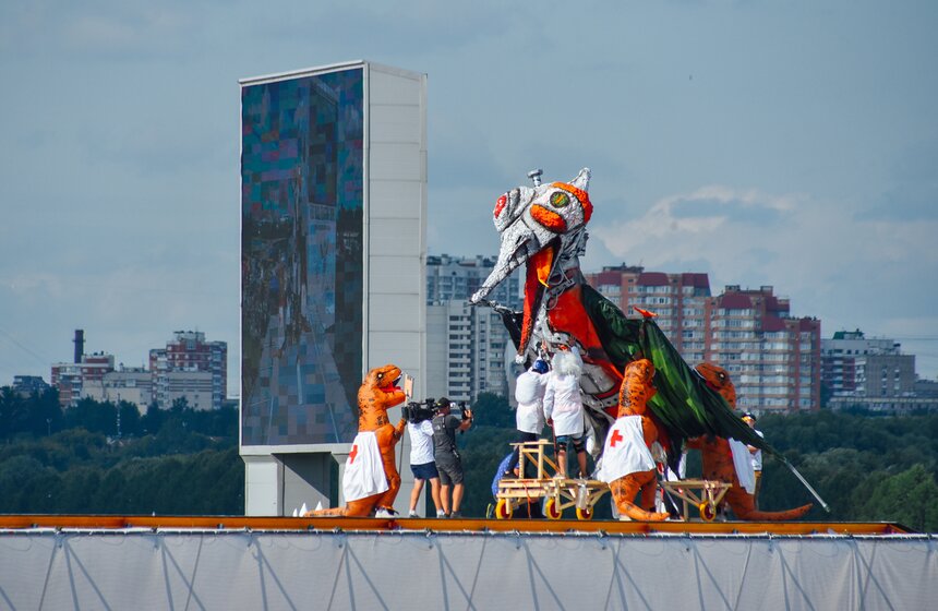 "Люля-Кебабочка" и "Шаурмяу". В Москве состоялся фестиваль Red Bull Flugtag – 2019 25 фото