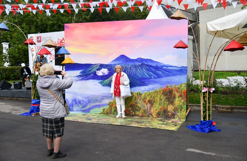 На фестивале действовали специальные фотозоны