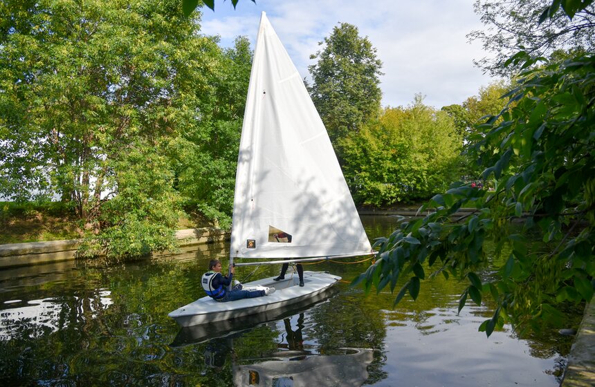 На фестивале проходило освоение водных видов спорта