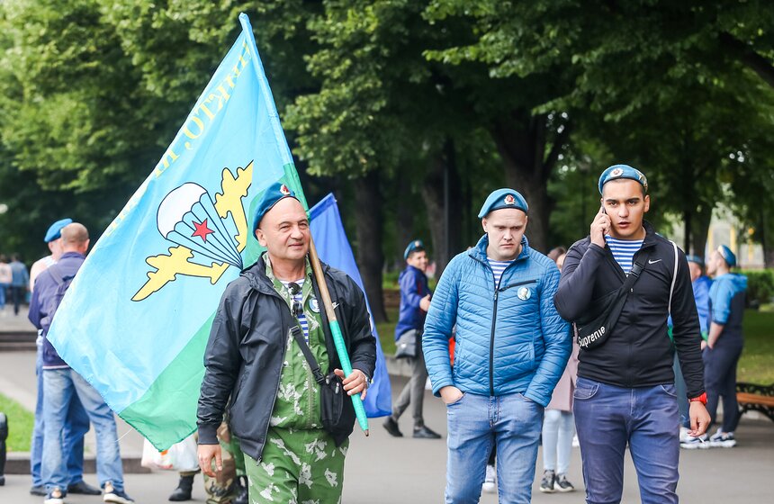 Празднование Дня ВДВ состоялось в Москве 11 фото