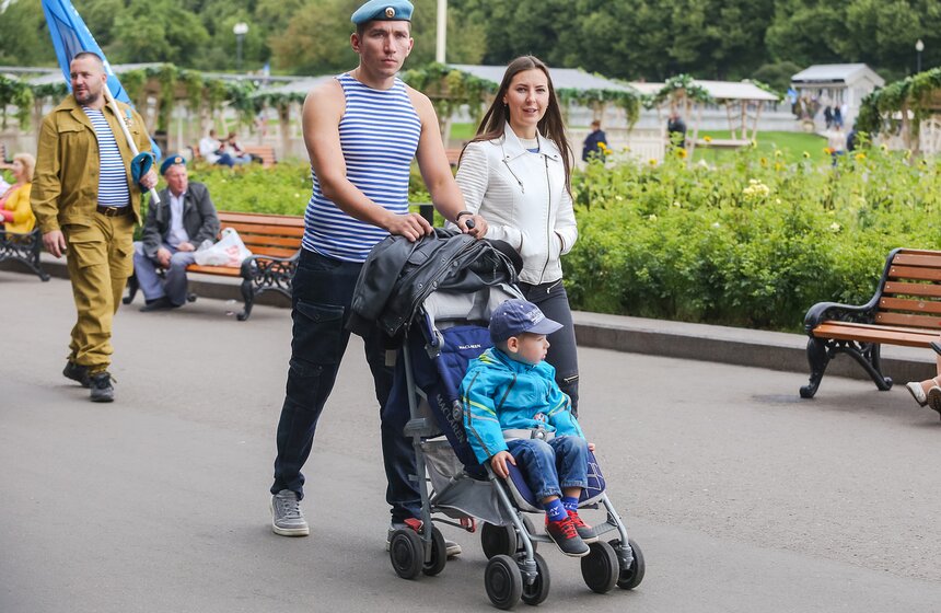 Празднование Дня ВДВ состоялось в Москве 10 фото