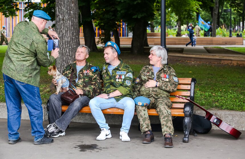 Празднование Дня ВДВ состоялось в Москве 14 фото
