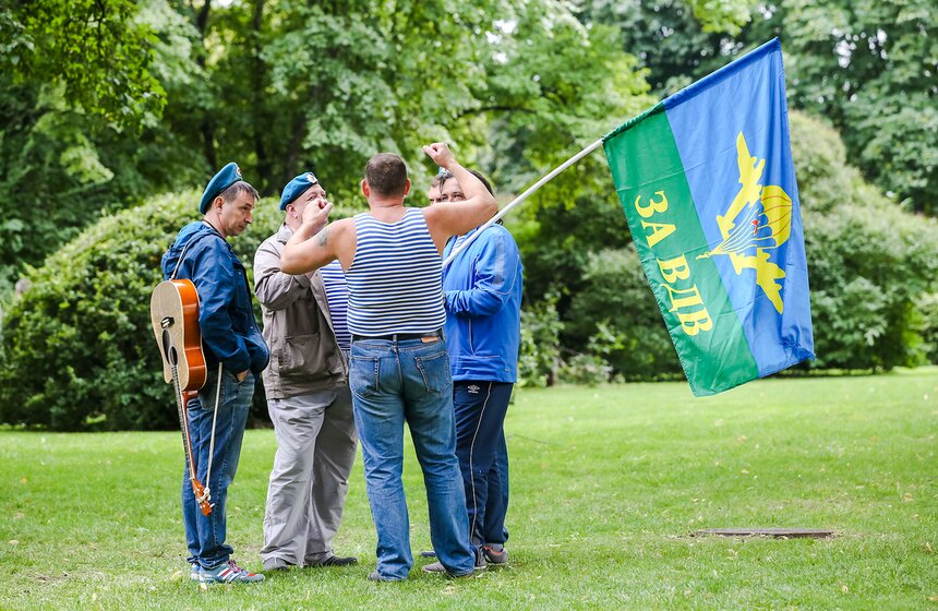 Празднование Дня ВДВ состоялось в Москве 17 фото