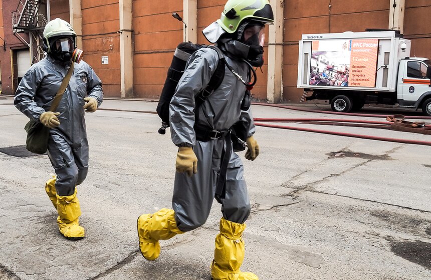 Учения по ликвидации условной ЧС прошли на северо-востоке столицы 6 фото