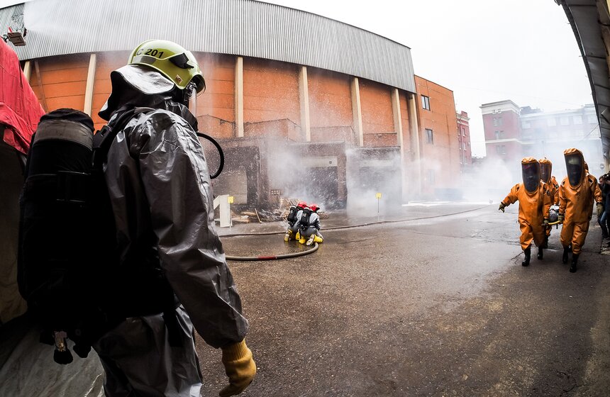 Учения по ликвидации условной ЧС прошли на северо-востоке столицы 14 фото
