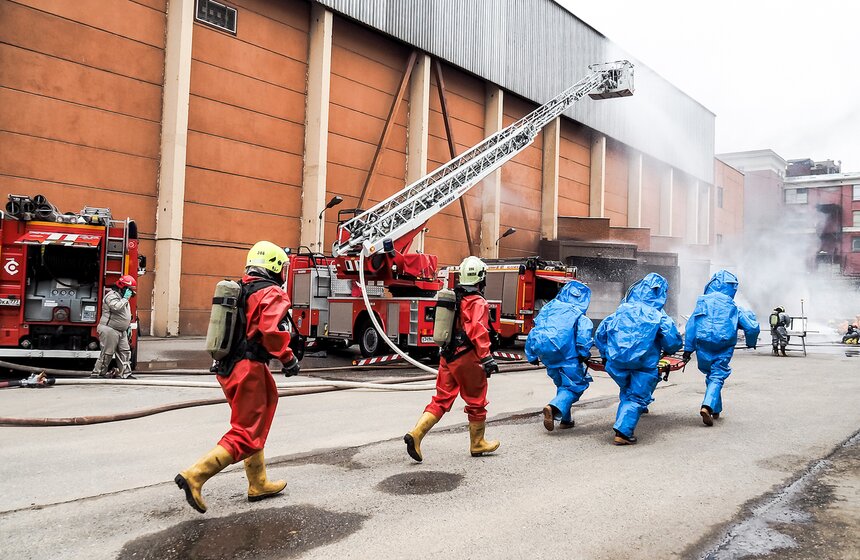 Учения по ликвидации условной ЧС прошли на северо-востоке столицы 9 фото
