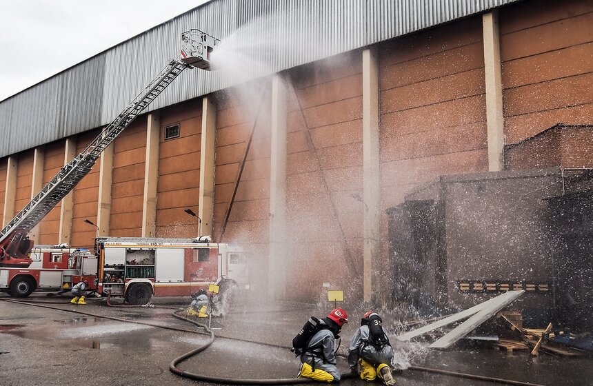 Учения по ликвидации условной ЧС прошли на северо-востоке столицы 20 фото
