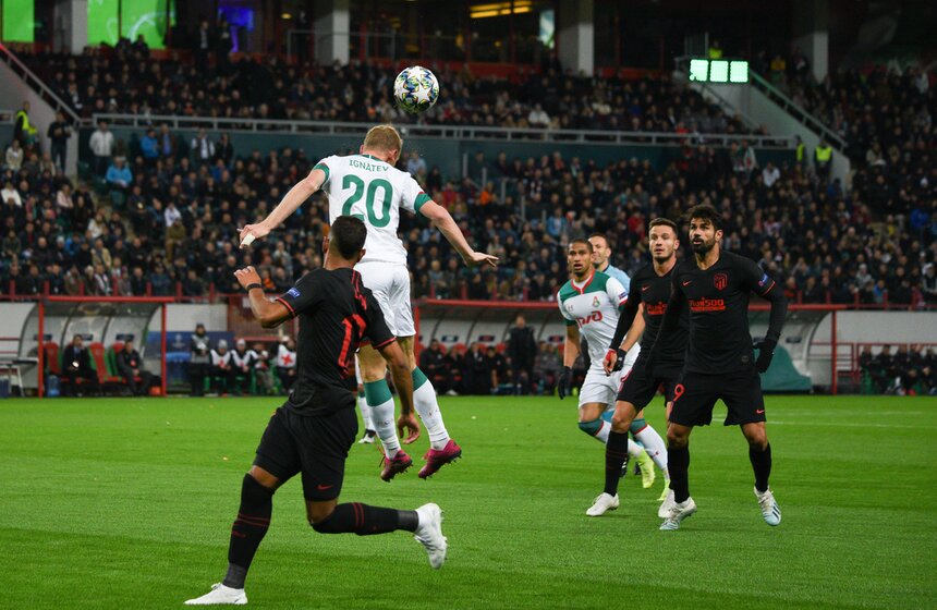 "Локомотив" уступил "Атлетико" в матче Лиги чемпионов 4 фото