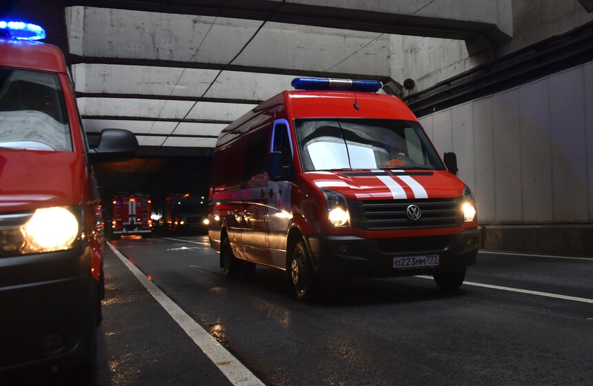 Пожар произошел в Алабяно-Балтийском тоннеле 9 фото