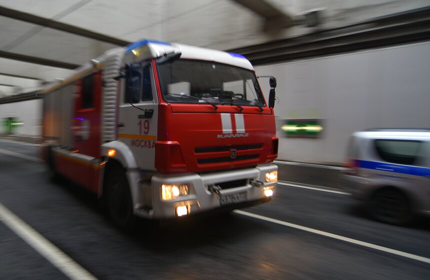 Пожар произошел в Алабяно-Балтийском тоннеле 12 фото