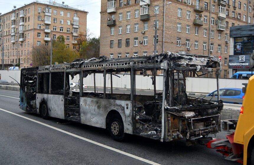 Пожар произошел в Алабяно-Балтийском тоннеле 14 фото