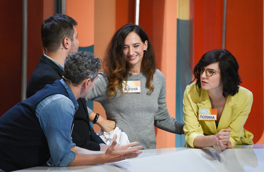 Ведущие Москвы 24 стали участниками программы "100 к 1" 10 фото