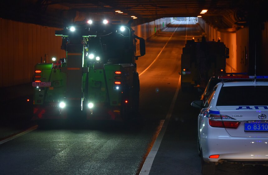 Пожар произошел в Алабяно-Балтийском тоннеле 3 фото
