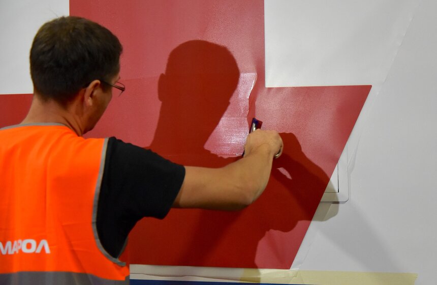 На поезда "Иволга" нанесли навигационные маркеры 5 фото