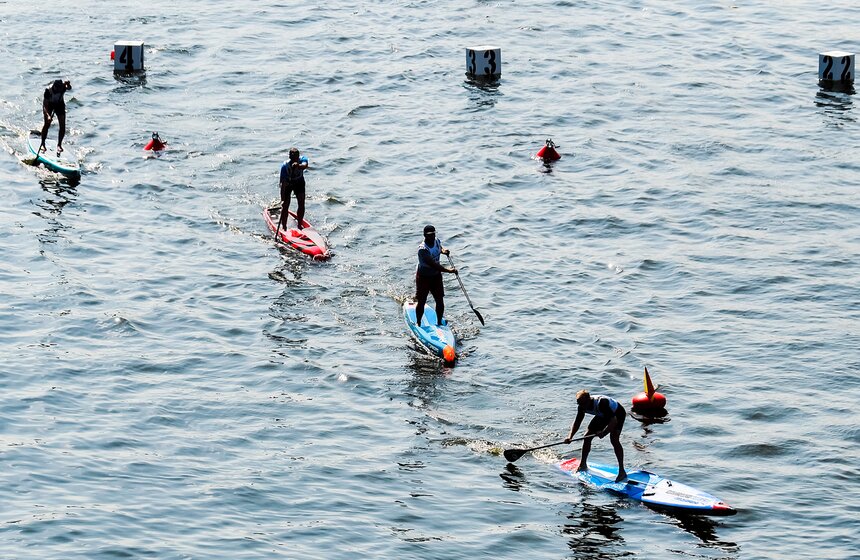 Соревнования по гребле на байдарках и каноэ прошли в Москве 2 фото