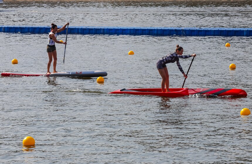 Соревнования по гребле на байдарках и каноэ прошли в Москве 24 фото