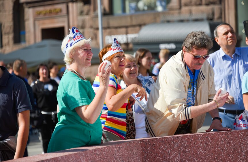 Празднование Дня города на Тверской улице 13 фото