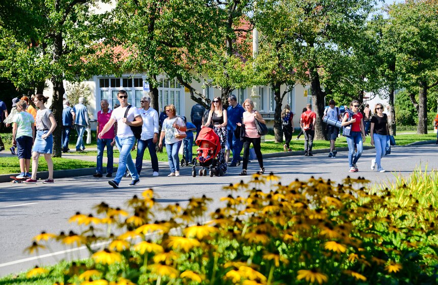 Празднование Дня города на ВДНХ 8 фото