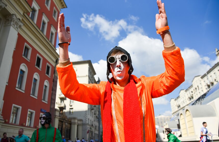 Празднование Дня города на Тверской улице 22 фото