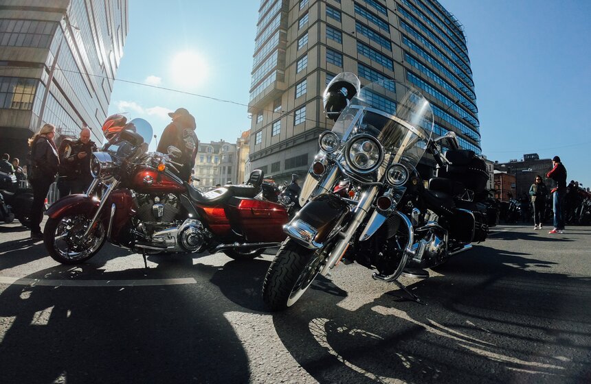 В Москве состоялся осенний мотофестиваль 14 фото