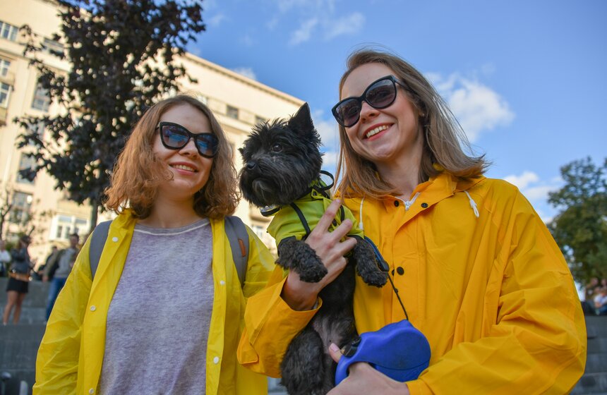 В столице прошла первая костюмированная вечеринка для собак 17 фото