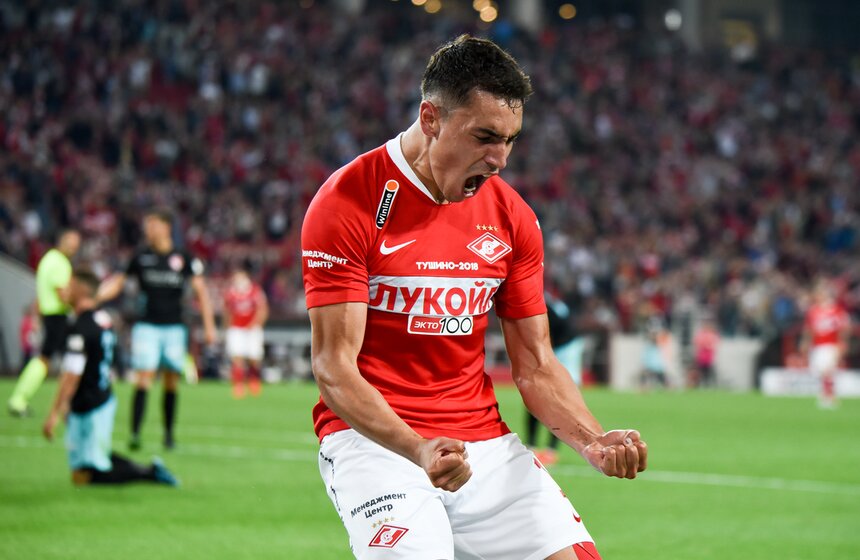 "Спартак" обыграл "Тун" и вышел в следующий раунд Лиги Европы 15 фото