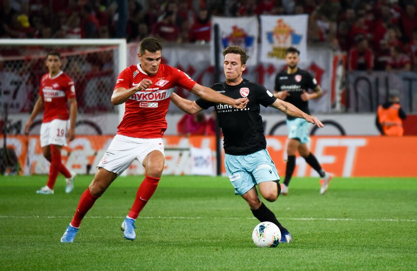 "Спартак" обыграл "Тун" и вышел в следующий раунд Лиги Европы 14 фото