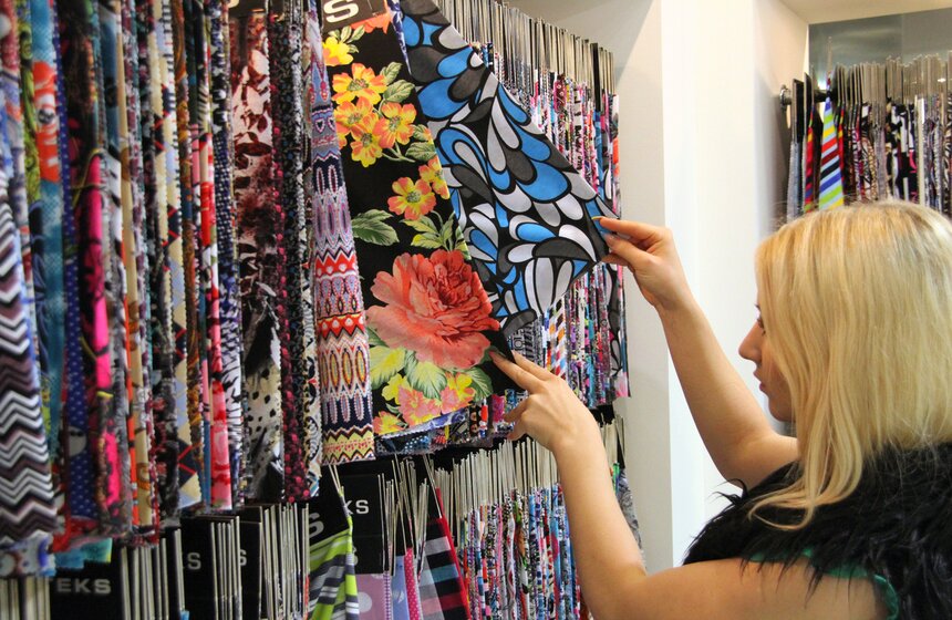 На ВВЦ проходит выставка-ярмарка "Текстильлегпром" 7 фото