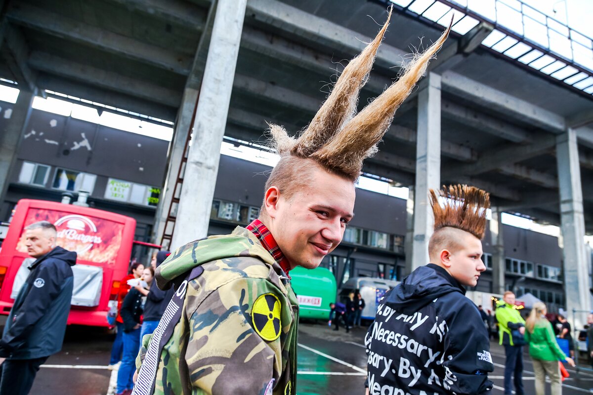 В Москве прошел панк-рок фестиваль "Панки в городе" .