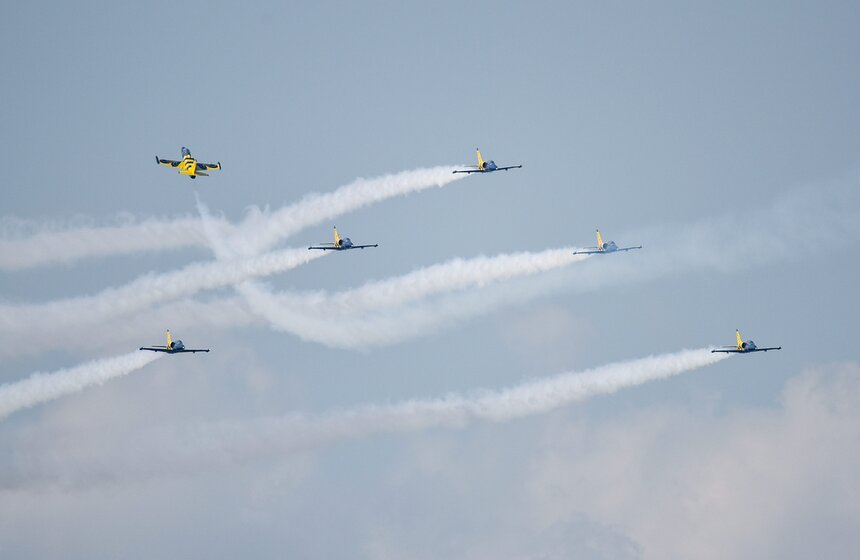 В Жуковском завершился авиационно-космический салон МАКС-2019 37 фото