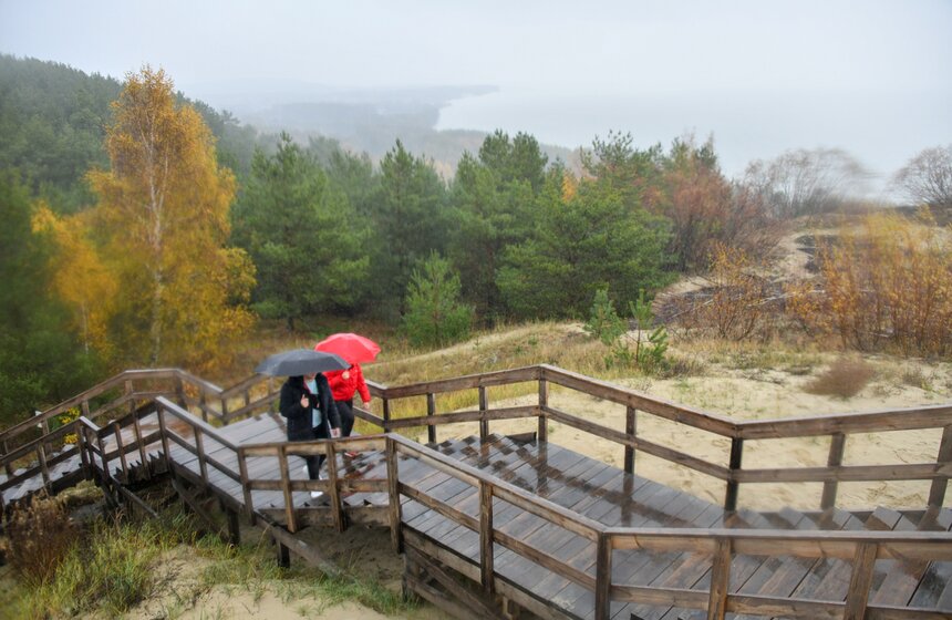 Рядом с поселком Морском находится одна из самых высоких дюн в Европе – Ореховая. Самая высокая ее точка (55 метров) была названа высотой Эфа в честь дюнного инспектора Франца Эфа, чья деятельность была посвящена изучению и закреплению подвижных песков. Дело в том, что Куршская коса из-за вырубленных деревьев превратилась к XVIII веку в пустыню, которая поглотила целые деревни, после чего и началась колоссальная работа по озеленению этой местности.