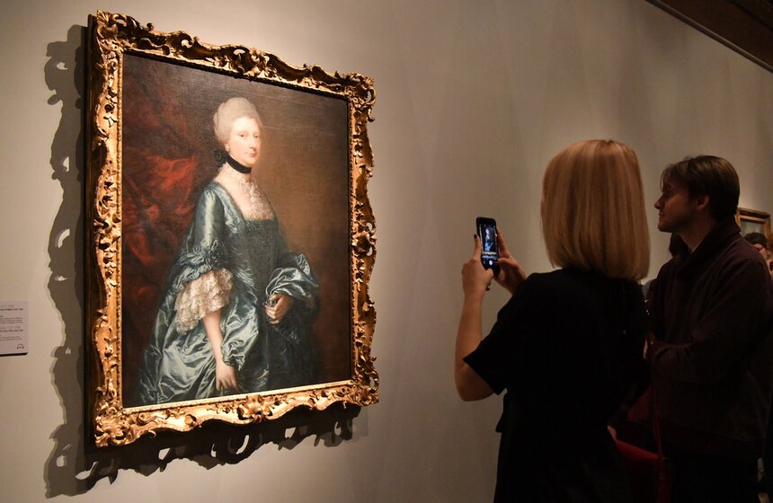 В ГМИИ имени Пушкина открылась выставка Томаса Гейнсборо 12 фото