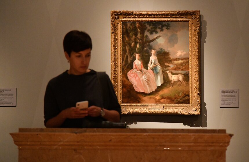 В ГМИИ имени Пушкина открылась выставка Томаса Гейнсборо 10 фото